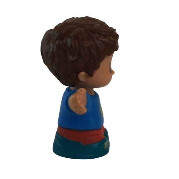 Fisher Price Little People Two Boy Figures w/Green Teeter Totter Seesaw - Picture 5 of 11